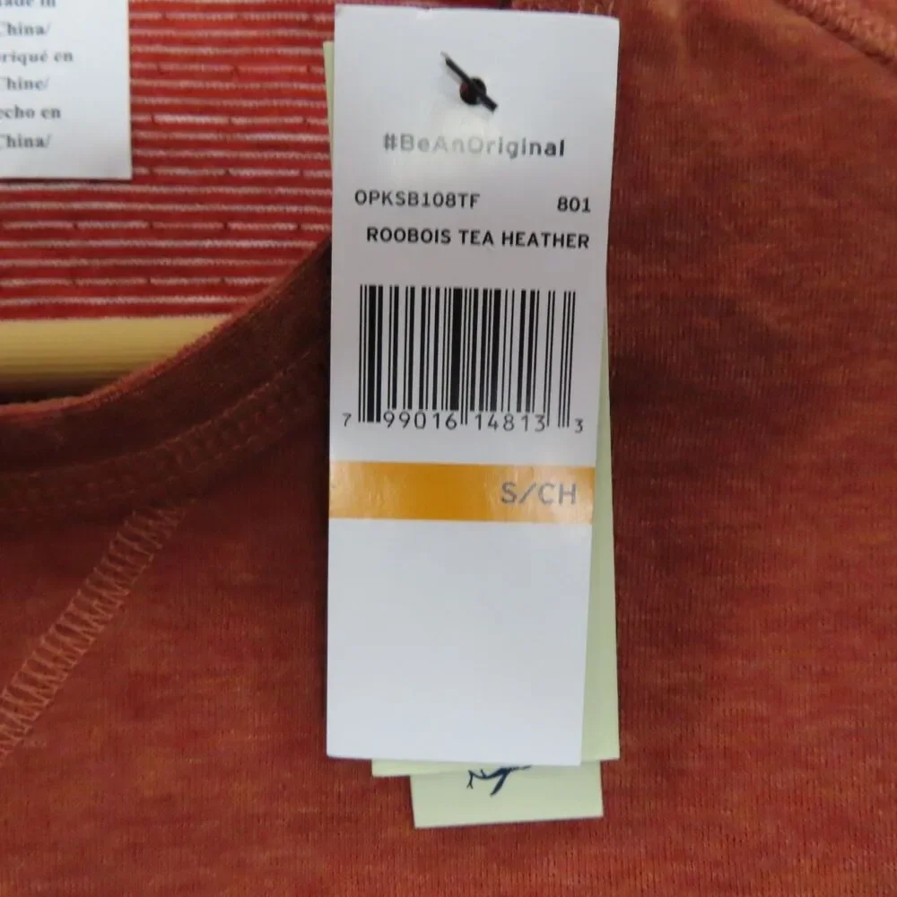 Penguin Munsingwear Shirt Mens Small Orange Knitted Crew Neck Long Sleeve NEW - Picture 4 of 11